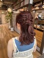 アルク(A.R.K) hair arrangeハーフアップ