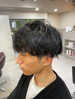 フラッグヘアー 博多駅前店(Flag HAIR)&nbsp;【メンズ】波まきパーマ　ツイストスパイラル