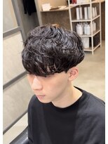 スイッチ(men's SWITCH)&nbsp;大分メンズ無造作シャドウパーマスパイラルマッシュ刈り上げ