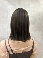 ラボヌールヘアー 宇都宮店(La Bonheur hair)&nbsp;サラツヤ髪♪オリーブグレージュ【宇都宮駅/レイヤーカット】