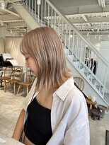 グリーン(green)&nbsp;misaki ) １ブリーチ　ベージュ系カラー