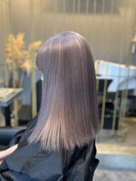 ビビ(VIVI) ミルクティーピンク/髪質改善/ケアブリーチ