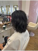 ミディアムパーマ