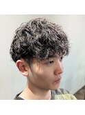 お手入れ簡単!ツイスト刈り上げスパイラルパーマ