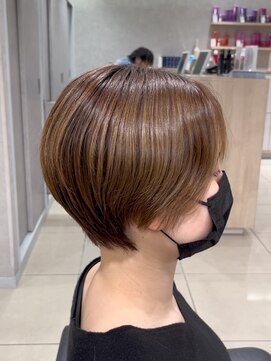 アッシュ 高幡不動店(Ash) くびれショート髪質改善カラーブラウンカラーショート