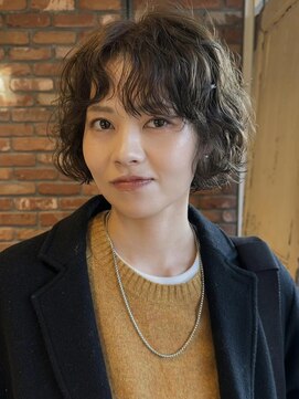 ボコカ(bococa) 【macana指名】ボブパーマ オリーブ ショートパーマ