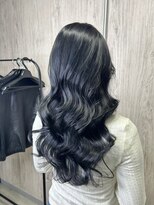ジゼル 中津大分(GiseL)&nbsp;艶々ダークグレー　コリアンブラックブルーブラック巻き髪
