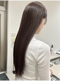 綺麗な艶髪、髪質改善ストレート