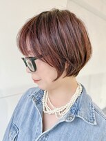 エンクス 天王町店(enx)&nbsp;ホワイトグレージュデジタルパーマチェリーブラウン天王町NH63