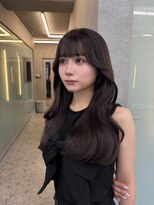 ボタン ハカタ(VOTAN hakata)&nbsp;市野瀬裕奈/博多/韓国ヘア/顔周り/レイヤーカット/暗めカラー