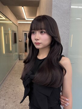 ボタン ハカタ(VOTAN hakata) 市野瀬裕奈/博多/韓国ヘア/顔周り/レイヤーカット/暗めカラー