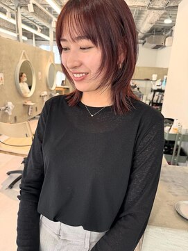 アエル(AELU) 暖色×切りっぱなしレイヤー