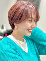 ジエクト 本店(The Ect) 似合わせショート/チェリーレッド/刈り上げショート/前髪