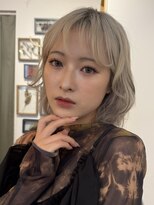 ミンティング(MINTing) ボブ/ブロンド/顔まわりレイヤー/レイヤーボブ/恵比寿