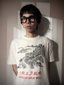 ソーレ(sole) mitsukiメンズレイヤーメンズショート刈り上げなし前髪下ろし