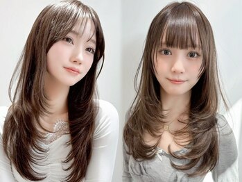 ロンドアンメゾン 原宿(Lond un Maison.)の写真/[前髪縮毛矯正+カット+1STEPトリートメント￥10680]ふわっと自然な仕上がりが実現。[原宿表参道]