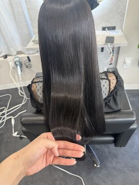 コアブラン 原宿 明治神宮前(CORE blanc) 地毛風ダークグレーカラー/ブリーチなしカラー/原宿/表参道