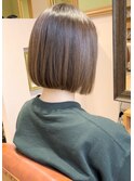 大人ボブ小顔ショートココアベージュチョコレートブラウン30代