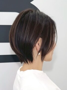 ブレス ヘアデザイン(BLESS hair design) 東静岡ショートボブくびれショートイルミナカラー顔周りレイヤー