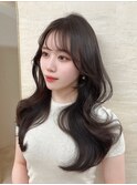 レイヤーカット /縮毛矯正/前髪/顔周り/名古屋/栄/韓国サロン
