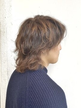 ブローチェアヴェダ メンズウルフパーマ