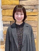 アロマヘアルーム 横浜店(AROMA hair room)&nbsp;小顔/オン眉/大人ショートボブ/肩上ボブ/黒髪ショート/肩上ボブ