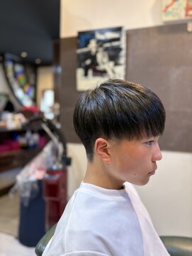 刈り上げマッシュ