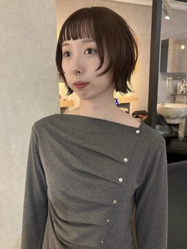 縮毛矯正/北千里/ショート/ブリーチ/インナー/ボブ/髪質改善