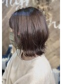 【小顔見せ】外はねくびれボブ