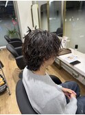 波巻きツイストスパイラルパーマ