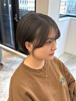 ロンドアジュール 横浜(Lond azur) アンブレラカラー/ミディアムレイヤー/韓国巻き/顔周りカット