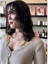 ヘアーリビング 730 宜野湾&nbsp;730 perm style パーマ/レイヤー/似合わせ/ウルフ/顔周りカット