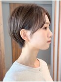 ショートヘアショートボブくびれショート丸みショート表参道