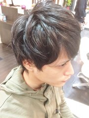 #ジェンダーレス#ミリタリー・マッシュ・Hommehair2nd櫻井