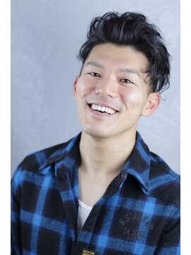 オーガニックカラー専門店 リリー 天理店(Lily) メンズ白髪染め×ブラック