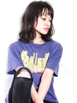 メリケンビューティーパーラー コウベ(MERICAN BEAUTY PARLOR KOBE) ルーズパーマ×鎖骨ロブ