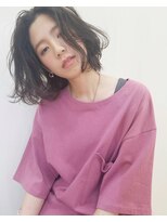 コルク バイ マグ 松本駅前(COLK by Mag)&nbsp;20代/30代/大人かわいい/外ハネ/ボブ/暗髪