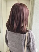 ヘアーデザイン シュシュ(hair design Chou Chou by Yone)&nbsp;ピンクベージュ×内巻きボブ♪
