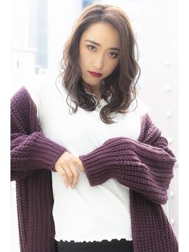 アジールヘア 北千住駅西口店(agir hair) クールミディ/大人っぽヴェールウェーブ【北千住】北千住学割U24