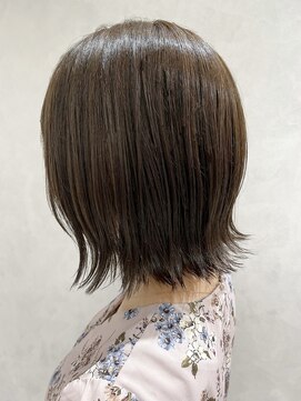 ユーフォリア 新宿店(Euphoria) 外ハネボブ ベージュカラー 20代