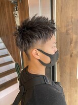 アヴァンス 天王寺店(AVANCE.) MEN'S HAIR 刈り上げ×アップバング