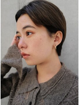 アレンヘアー 名古屋店(ALLEN hair) センターパート×コンパクトショート