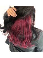 アンセム(anthe M) ダブルカラーツヤ髪ピンクベージュケアブリーチインナーカラー