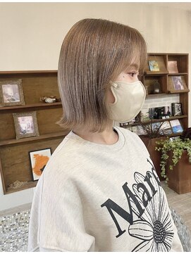 ブランシェ(branche) 切りっぱなしボブ