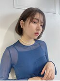 ストレート韓国ボブ/エレン池袋/小顔カット/髪質改善
