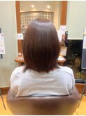 艶髪ボブの外はねストレート