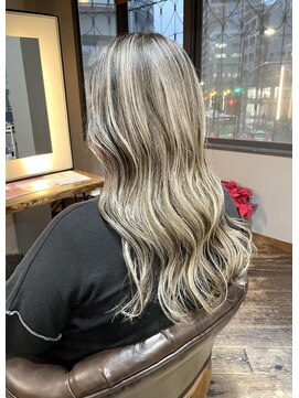 ヘアアンドメイク エジェリ(hair&make egerie) シャドールーツ・バレイヤージュ・ローライトロング