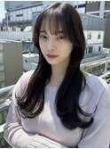 20代30代/美髪切りっぱなしボブ/エアリーロング/ピンクブラウン