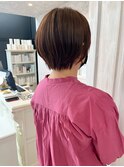 福山人気caaryさっぱりショートヘア骨格補正美シルエット