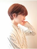 ひし形シルエットのくびれショートヘア〔銀座/ショート〕